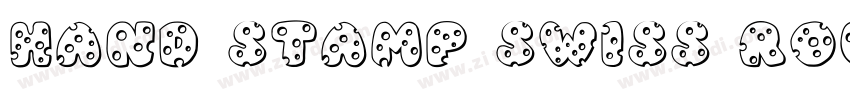 Hand Stamp Swiss Rou字体转换